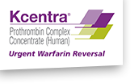 Kcentra prothrombin complex concentrate (human)