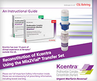Kcentra reconstitution guide