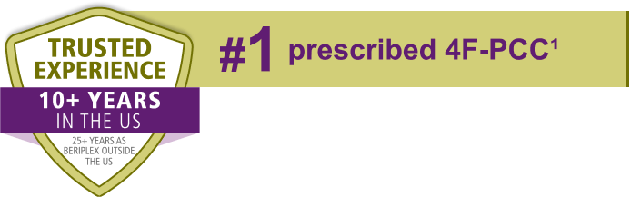Trusted experience 10+ years in the US; #1 prescribed 4F-PCC